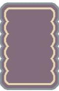 Scallop Purple Flat Weave